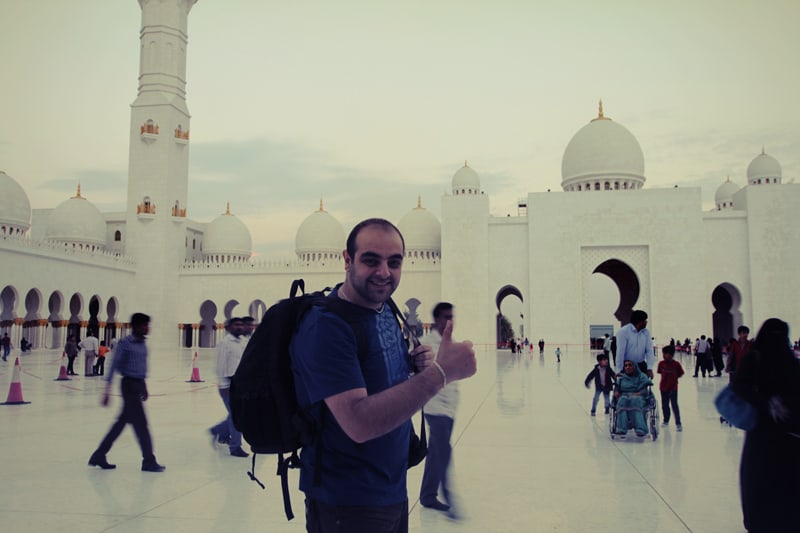 Sheikh Zayed Grand Mosque - outside