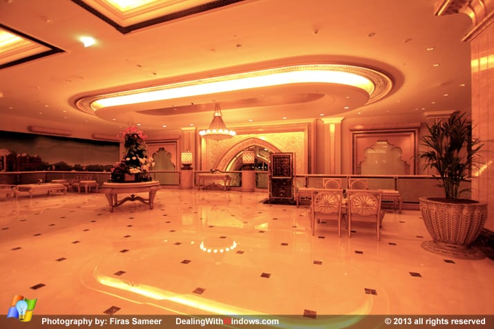 Emirates Palace hotel - coridor area